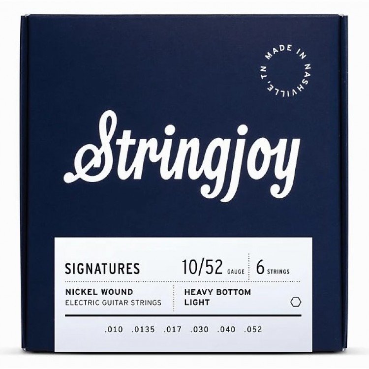 Stringjoy SIGNATURE Nickel Wound 10-52 鎳纏繞 電吉他弦